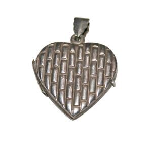 Vintage Sterling Silver Heart Locket
